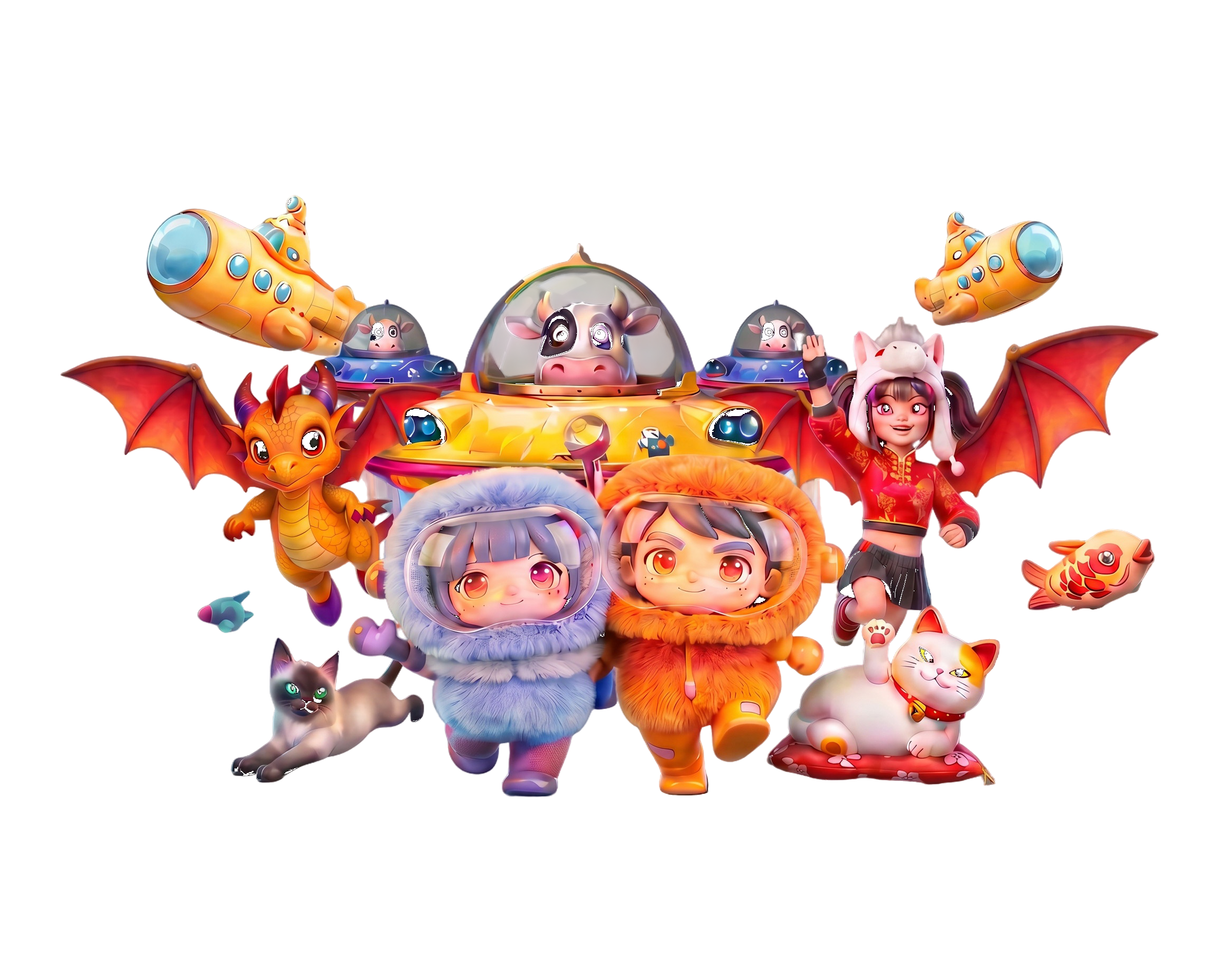 Games Lab characters